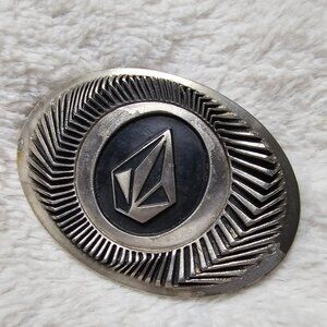 Volcom Stone Logo Metal Belt Buckle 3D Skater Retro Y2K